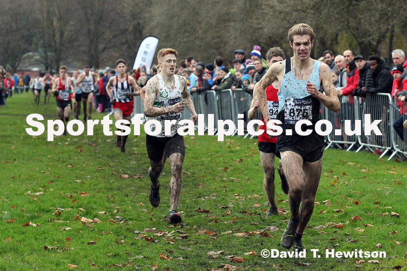 Mens under-20s, 2019 European Cross Country Trials and British Cross Challenge, Sefton Park, Liverpool.  Photo: David T. Hewitson/Sports for All Pics